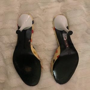 Via Spiga Shoes - 9M Via Spiga Poker Card 3” Peep Tie kitten Heel Via Spiga Shoes - 9M Via Spiga Poker Card 3” Peep Tie kitten Heel